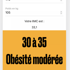 GlideApp - Calculer son IMC