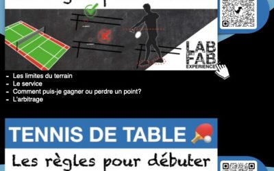 Affiche – Les règles – 🏸  🏓